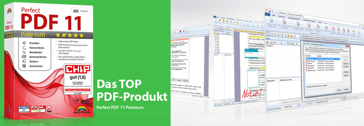 Das Komplettpaket zum Arbeiten mit PDF-Dateien