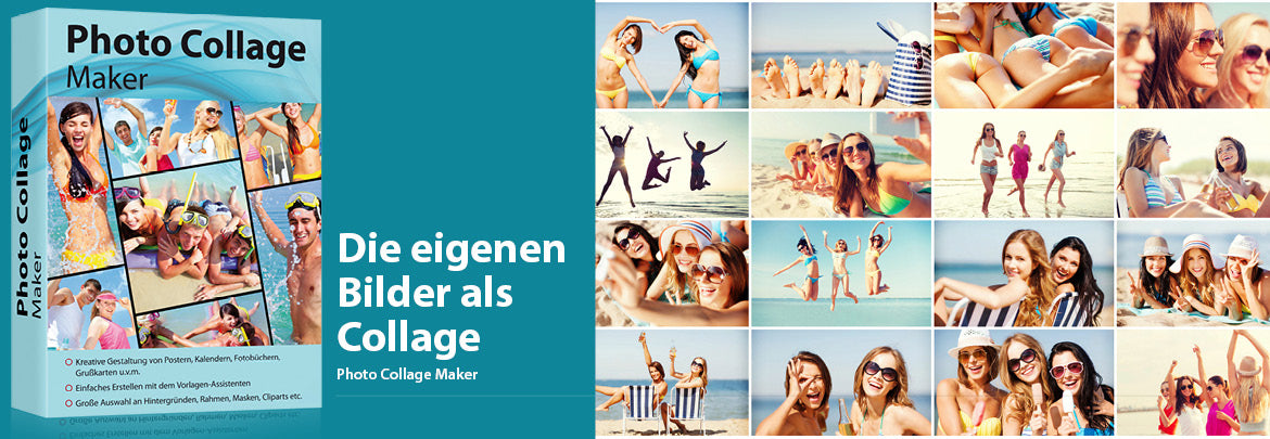 Photo Collage Maker - Mit Vorlagen-Assistenten